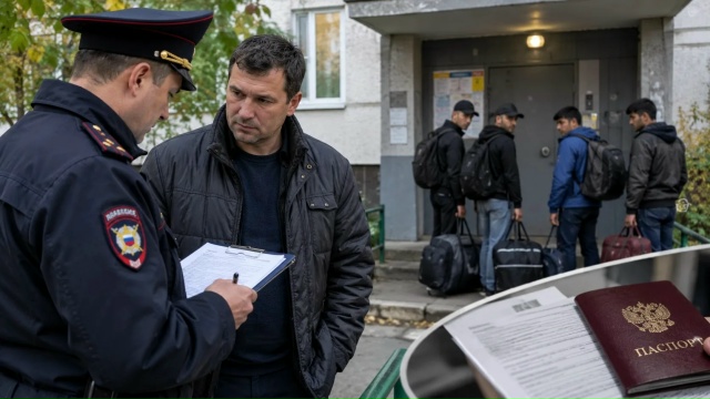 В районе Бирюлево Восточное полицейскими задержан москвич за фиктивную постановку на учет четверых иностранных граждан