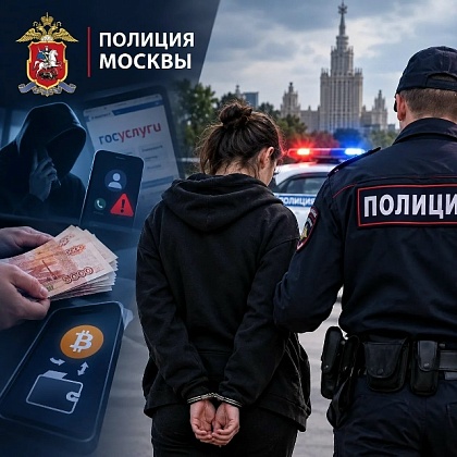 В Москве полицейскими задержана девушка, причастная к хищению мошенническим путем более 9,7 миллиона рублей у москвички