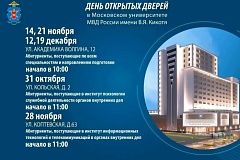 Дни открытых дверей в Московском университете МВД России имени В.Я. Кикотя