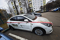«Хендай», белого цвета государственный регистрационный знак/VIN номер, К222ХМ 777 RUS